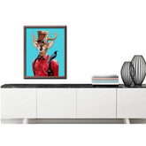 Painting by numbers funny animals deer in a shirt